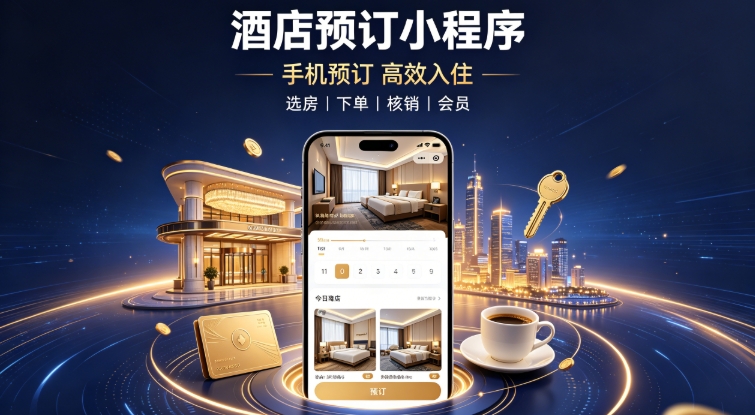 酒店自营预订小程序定制开发实战案例｜瓦力游戏本地门店私域小程序开发运营全解析