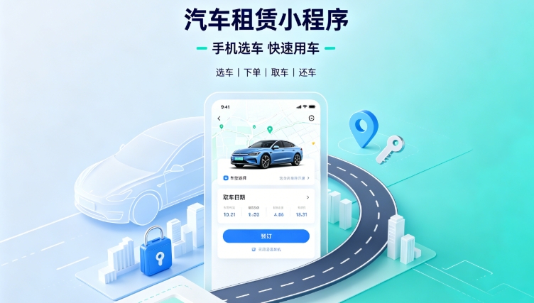 自营汽车租赁小程序定制开发深度案例|瓦力游戏租车行业数字化私域转型解决方案